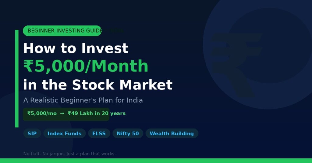 how to invest 5000 per month in stock market