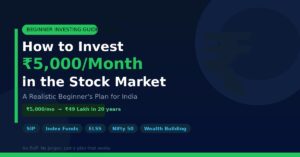 how to invest 5000 per month in stock market